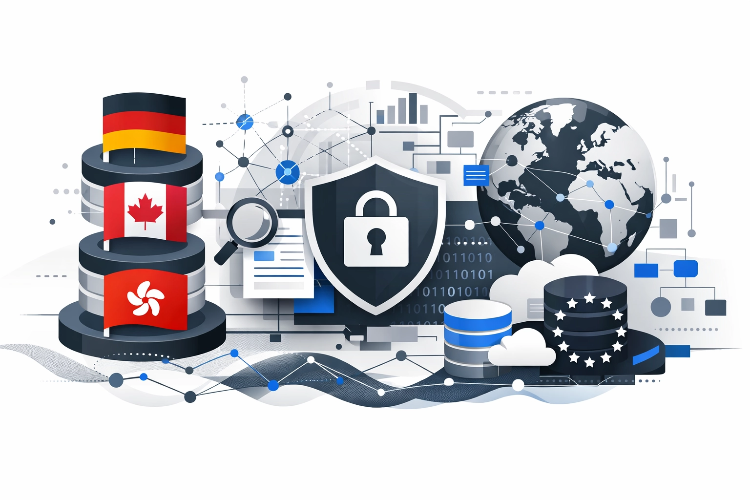 Data Provenance for Country Domain Lists: DE, CA, HK in a GDPR-Ready Framework