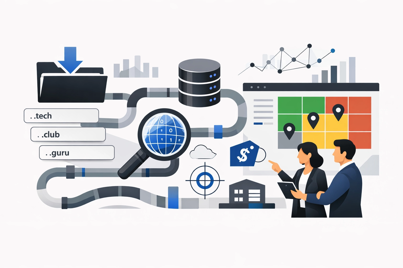 From Download to Brand Risk Maps: Building a Niche-TLD Inventory Pipeline for Startups
