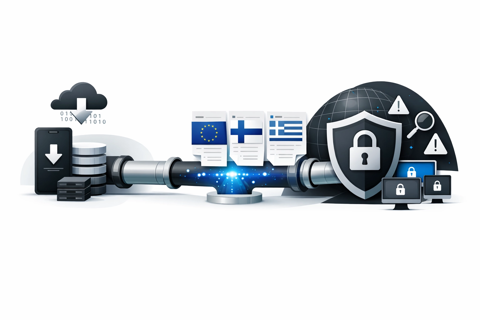 From Download to Defense: A Practical Pipeline for UA, FI, and GR Domain Lists for Brand Protection