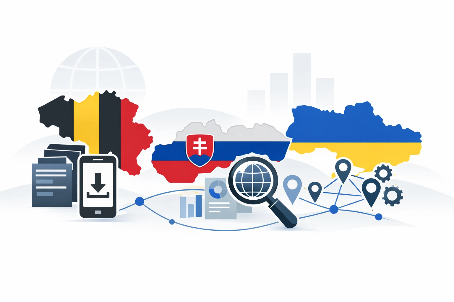 From Downloadable Country Website Lists to a Localization Strategy: Belgium, Slovakia, and Ukraine